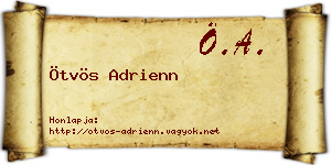 Ötvös Adrienn névjegykártya